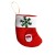 Noel Baba Figürlü Yılbaşı Süs Çorabı 16cm